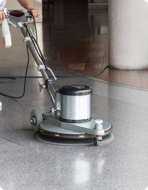 imagem de background do Strip & Refinish Resilient Floors